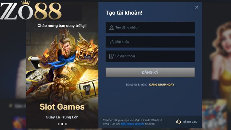 Đăng Ký Zo88 - Khám Phá Quy Trình Đơn Giản, Nhanh Chóng 1 Zo88