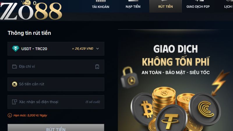 Rút Tiền Zo88 Tốc Hành Trong Chớp Mắt – Bí Kíp Từ Cao Thủ 3 Zo88